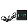 Wooden Decorative Desktop Clock Black