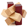 Wooden Knot IQ Magic Cube Puzzle
