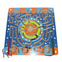 Wooden Labyrinth Building Blocks Educational Toy Magnetic Maze compatible Wooden Legoing Magnetic Classic Boys
