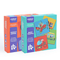 Wooden Puzzle Animals City View Parent-Child Interaction Wooden 1 pcs Child
