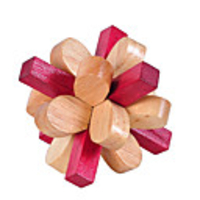 Wooden Puzzle IQ Brain Teaser Luban Lock IQ Test Wood Unisex Toy Gift