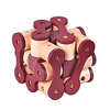 Wooden Puzzle IQ Brain Teaser Luban Lock IQ Test Wooden Adults