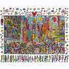 Wooden Puzzle Logic Puzzle Toy People Stress and Anxiety Relief City View Decompression Toys Wooden 1000 pcs Kids Adults Toy Gift / 14 Years Up