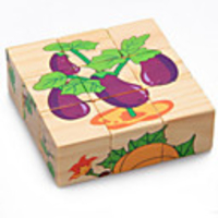 Wooden Puzzle Puzzle Cube Educational Toy Cartoon Characters Relieves ADD,  ADHD,  Anxiety,  Autism Decompression Toys Parent-Child Interaction Wooden 3 pcs Child