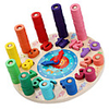 Wooden Puzzle Reading Toy Educational Toy Simple Focus Toy Parent-Child Interaction Family Number Wooden 1 pcs Kids All Toy Gift