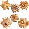 Wooden Puzzle Stress and Anxiety Relief / Focus Toy Wooden 6 pcs Kid