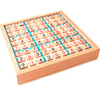 Wooden Sudoku Board Game Montessori Toy Math Learning Board Puzzle Board Toy Mathematical Thinking Game with Drawer miniinthebox