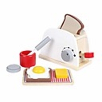 wooden toaster simulation kitchen chef toys pretend play toy for girl boy kid gifts
