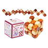 Wooden Twist Cube IQ Puzzle Wooden Brain Teaser Brain Teaser Puzzle for Children Teenager Adults Mens Gift Sets Gift for Men miniinthebox