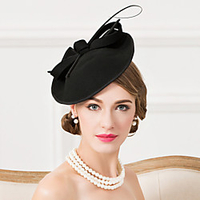 Wool / Feather Kentucky Derby Hat / Fascinators / Hats with 1 Piece Wedding / Special Occasion / Casual Headpiece Christmas miniinthebox