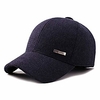 wool baseball hat, tweed baseball cap, winter wool baseball cap caps of mens winter fitted hats with ear flaps visor fitted outdoor warm hat navy miniinthebox