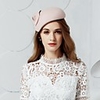 Wool Kentucky Derby Hat / Hats / Headwear with Floral 1pc Wedding / Special Occasion / Party / Evening Headpiece