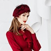 Wool Kentucky Derby Hat / Headwear with Bowknot 1pc Wedding / Party / Evening Headpiece