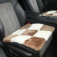 Wool Seat Cover for Car 1 Pack Car Front Seat Protector Universal Seat Cushion for Most Cars Vehicles SUVs and More Soft Comfort Warm Car Interior Accessories for Men Women miniinthebox