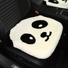 Wool Seat Cover Panda Modelling Cartoon for Car 1 Pack Car Front Seat Protector Universal Seat Cushion for Most Cars Vehicles SUVs and More Soft Comfort Warm Car Interior Accessories for Men Women miniinthebox