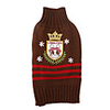 Wool Style Sweater Vest for Dogs (XS-XL,  Brown)