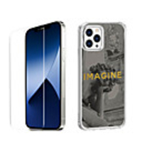 Word / Phrase Case For Apple iPhone 12 iPhone 11 iPhone 12 Pro Max Unique Design Protective Case with Screen Protector Shockproof Back Cover TPU