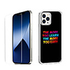 Word / Phrase Case For Apple iPhone 12 iPhone 11 iPhone 12 Pro Max Unique Design Protective Case with Screen Protector Shockproof Back Cover TPU