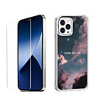 Word / Phrase Case For Apple iPhone 12 iPhone 11 iPhone 12 Pro Max Unique Design Protective Case with Screen Protector Shockproof Back Cover TPU