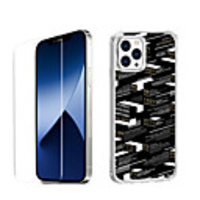 Word / Phrase Case For Apple iPhone 12 iPhone 11 iPhone 12 Pro Max Unique Design Protective Case with Screen Protector Shockproof Back Cover TPU