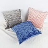 Woven Double Twist Zipper Pillowcase Retro European Style Wool Knitting,  European Retro Plain Color Cushion Pillow