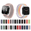 Woven Nylon Loop Watch Band Wrist Strap for Fitbit Versa / Fitbit Versa Lite Bracelet Wristband Replaceable Accessories miniinthebox