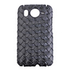 Woven Pattern High Quality Hard Back Case Cover For HTC Desire HD(black)