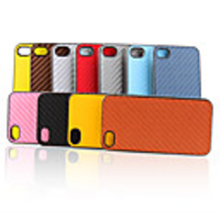 Woven Pattern Protective Hard Case for iPhone4 (5 Pack,  Random Colors)