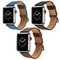 Woven Pattern Style Leather Strap for Apple Watch Series 5 4 3 2 1 Band Bracelet for iWatch 40mm 44mm 38mm 42mm Wrist Belt
