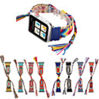 Woven Rope strap for apple watch band iwatch band 42/44mm/38/40mm bracelet watch strap belt Handmade clock watchband Apple Watch Series 6 SE 5 4 3 2 1