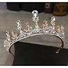 Wreaths Crown Masquerade Retro Vintage Gothic Alloy For Black Swan Cosplay Halloween Carnival Women