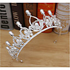Wreaths Crown Masquerade Retro Vintage Gothic Alloy For Black Swan Cosplay Halloween Carnival Women