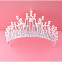 Wreaths Crown Masquerade Retro Vintage Gothic Alloy For Black Swan Cosplay Halloween Carnival Women