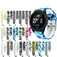 Wrist Band Strap for Garmin Fenix 5 / Fenix 5 Plus Smart Watch Printed Sports Silicone Watchband with Quick Release Watch Band for Garmin Fenix 6 / 6 PRO / 5 / 5 Plus miniinthebox