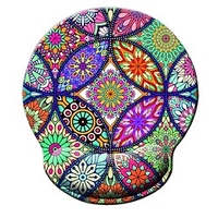 Wrist Rest Mouse Pad 9.88.9 inch Non-Slip Silicone Cloth Memory Foam Mousepad for Computers Laptop PC Office Home Gaming miniinthebox