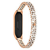 Wrist Strap For Xiaomi Mi Band 3 4 Strap Smart Watch Replacement Watch Band Diamonds Stainless Steel Women Men Sport Bracelet