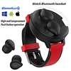 Wrist-style Binaural Tws Bluetooth Headset 5.0 Wireless Sports Watch-style Storage And Charging Compartment