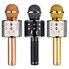WS858 Microphone Wireless Bluetooth Karaoke Microphone USB KTV Player Mobile Phone Player Mic Speaker Record Music