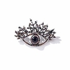 wydmire eye of god brooch lapel pin colorful rhinestone badge safety evil eye enamel pin amulet jewelry for women men premium gift… (black) miniinthebox