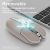 X1 2.4G Wireless Wired 2400 DPI Rechargeable Quiet Mouse Three gears Adjustable for Notebook Desktop For Laptop Game Console miniinthebox