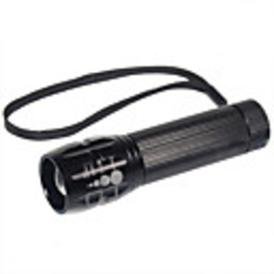X2000 Flood-to-Throw Zooming Glass Optics Cree P4-WC LED Flashlight (1 18650)