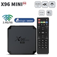 X96 mini 5G Smart TV Box Android 9.0 Amlogic S905W S905W4 2.4Ghz 5G Wifi 3D 4K Media Player Google Youtube Set Top Box x96mini miniinthebox