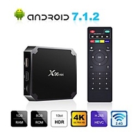 X96 Mini Android TV BOX New X96mini Android 7.1 OS Smart TV Box 2GB 16GB Amlogic S905W Quad Core 2.4GHz WiFi Media Player Box 1GB 8GB