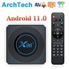 X96 X4 S905X4 Amlogic Smart RGB Light TV Box Android 11 4G 64G 2G16G Wifi Youtube AV1 Media Player TVBOX 8K Set top box miniinthebox