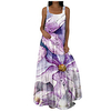 xe942cross-border foreign trade amazon ebay europe and america summer butterfly flower print sleeveless women