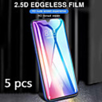 Xiaomi Screen Protector Xiaomi Mi 8 Mi 6X A2 Mi 6 Redmi Note 6 Redmi Go Redmi 5A Redmi 4X Redmi 6 Pro Redmi Note 5 Pro High Definition HD Front Screen Protector 5 pcs Tempered Glass