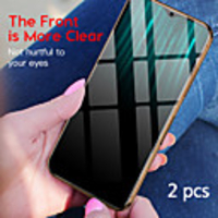 Xiaomi Screen Protector Xiaomi Mi 9 SE Xiaomi Play Redmi K20 Redmi K20 Pro Mi 9T Mi 9T Pro Mi CC9 Mi CC9E Mi A3 Redmi Note 8 High Definition HD Front Screen Protector 2 pcs Tempered Glass Anti Peeping