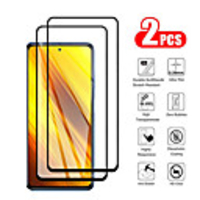 XiaomiScreen ProtectorXiaomi Poco X3 NFC High Definition (HD) Front Screen Protector 2 pcs Tempered Glass
