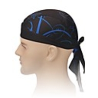 XINTOWN Skull Cap Beanie Hat Do Rag Windproof Sunscreen UV Resistant Quick Dry Insulated Bike / Cycling Printed blue for Men
