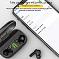 XT-01 TWS Bluetooth 5.0 9D Stereo Earphone Wireless Earphones IPX7 Waterproof Earphones Sport Handsfree With 2200mAh Power Bank